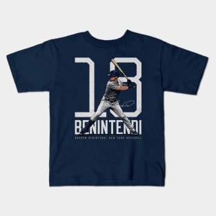 Andrew Benintendi New York Y Bold Number Kids T-Shirt